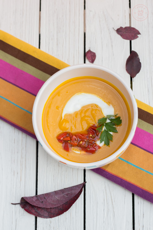 Moroccan Carrot Soup with Harissa Relish | Taste & Tipple