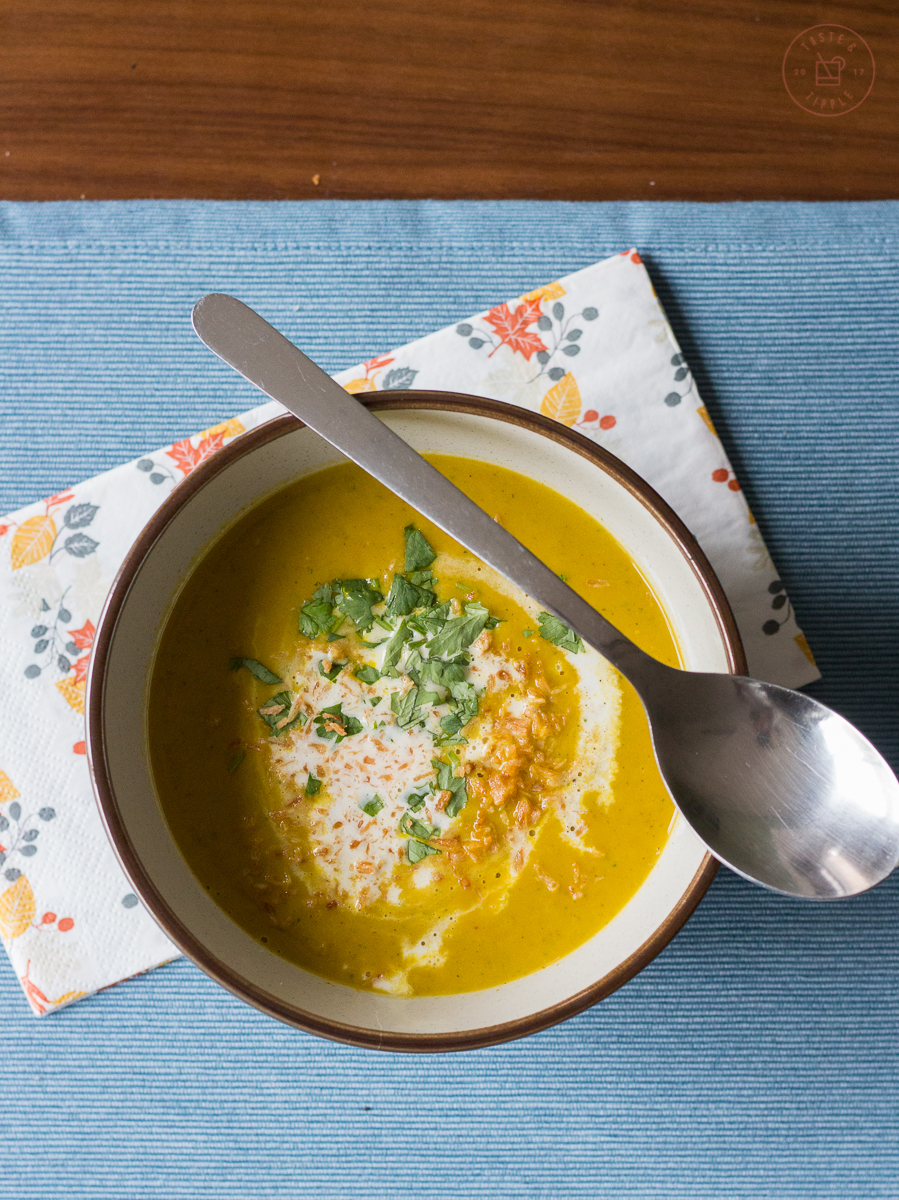 Curried Pumpkin Soup | Taste and Tipple