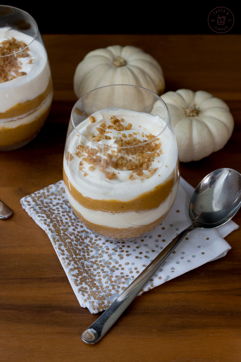 Pumpkin Cheesecake Trifles | Taste and Tipple