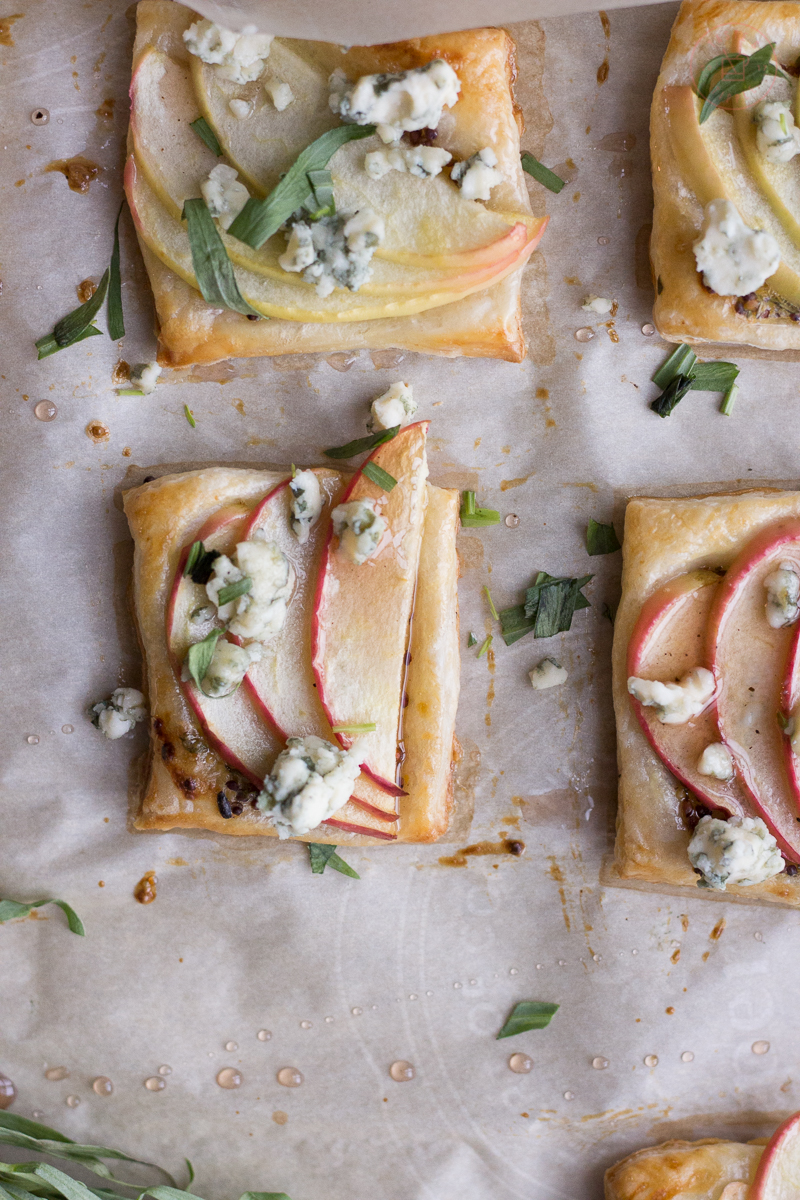 Apple and Blue Cheese Tartlets with Icewine Glaze | Taste and Tipple