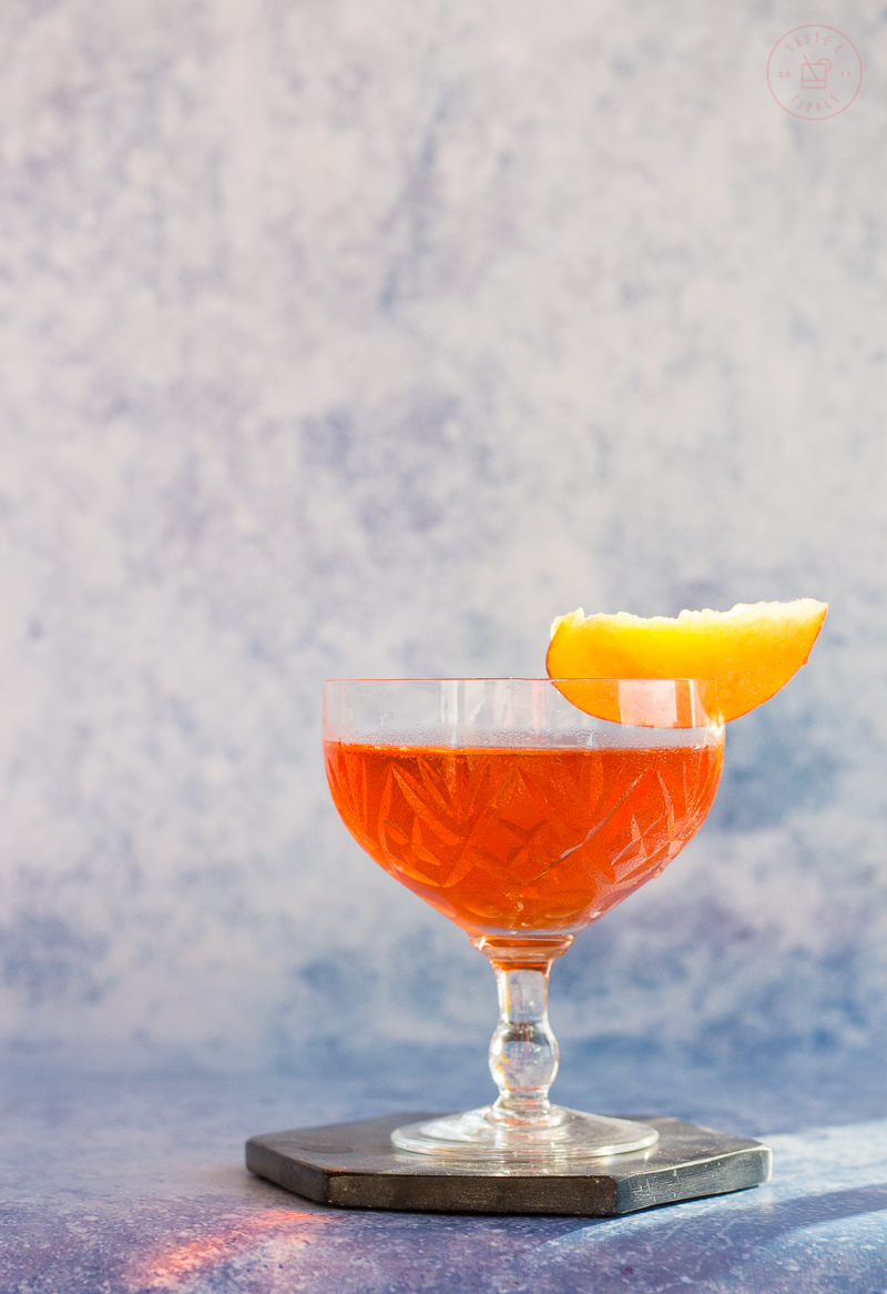 Peachy Keen Boulevardier | Taste and Tipple