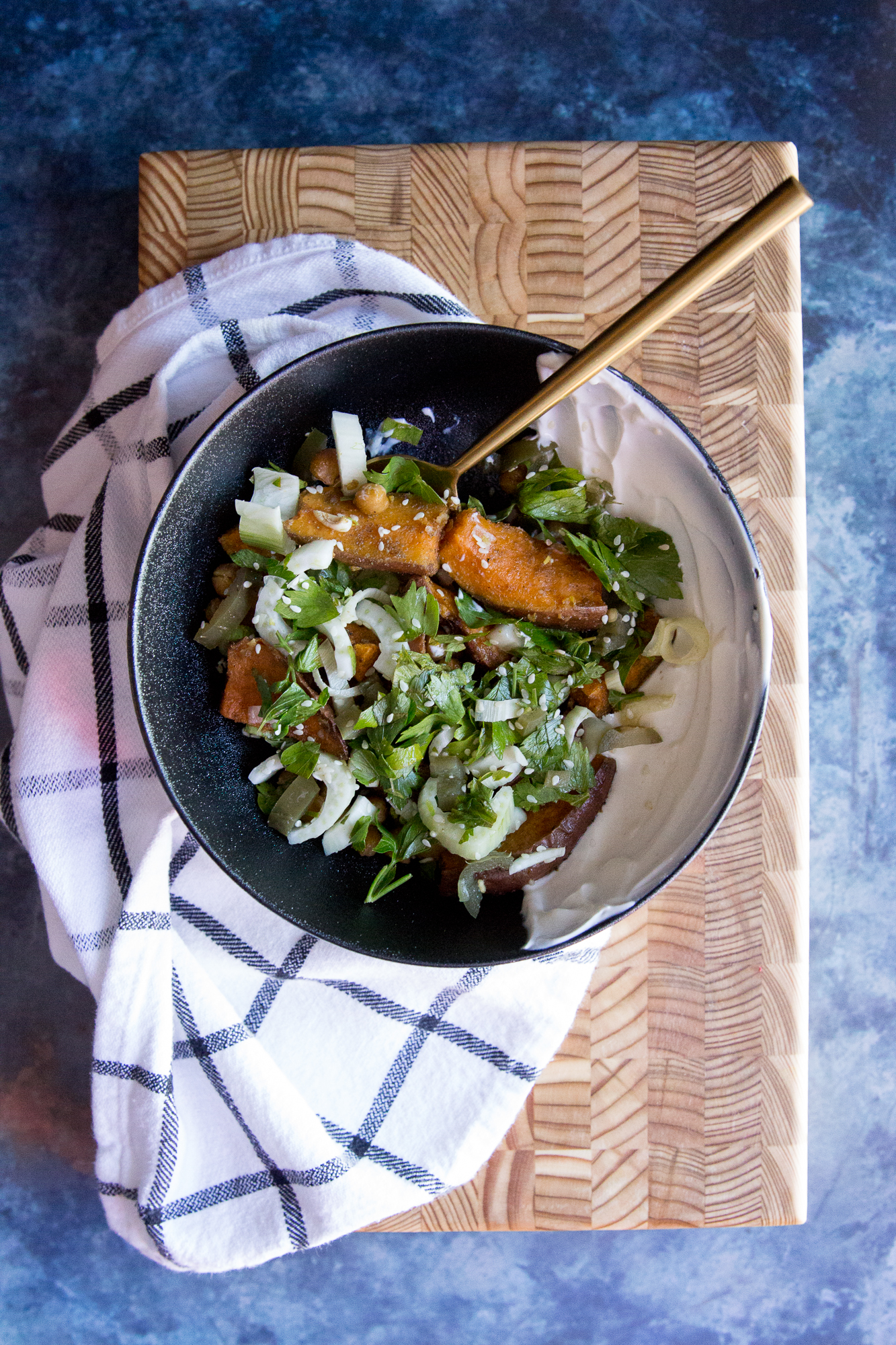 Chickpea Bowls with Fennel Slaw | Taste and Tipple