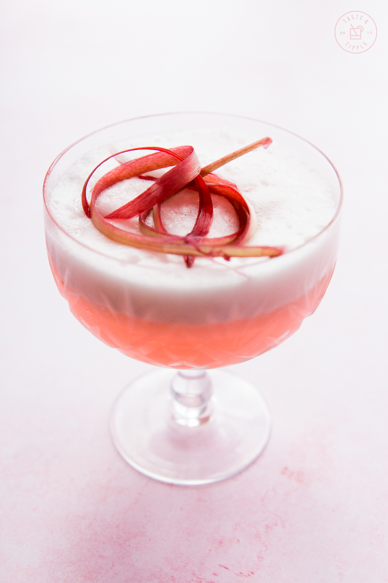 Rhubarb Sour | Taste and Tipple
