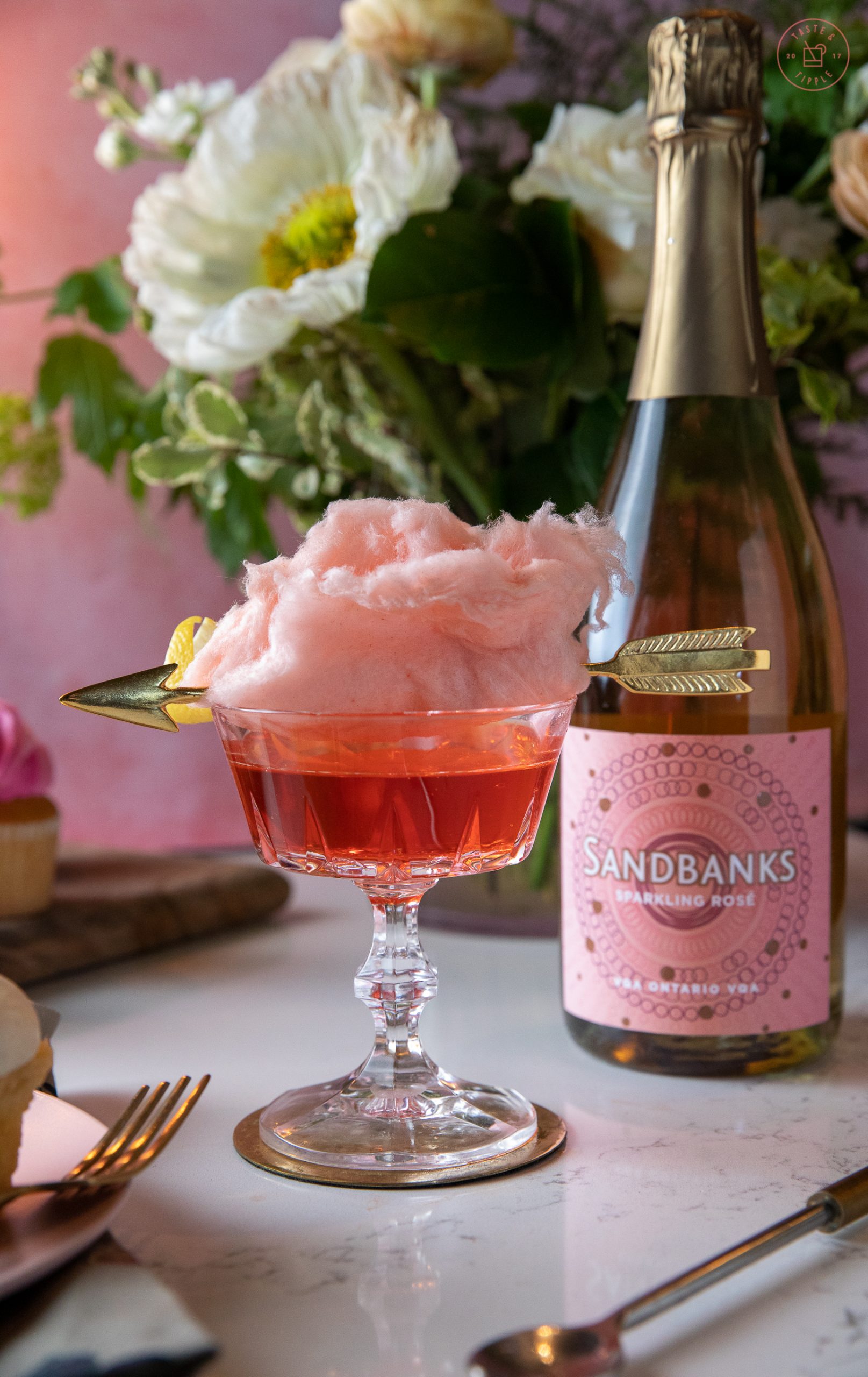 Cotton Candy Cocktail | LCBO Spring Trends- Sparkling Twist | Taste and Tipple