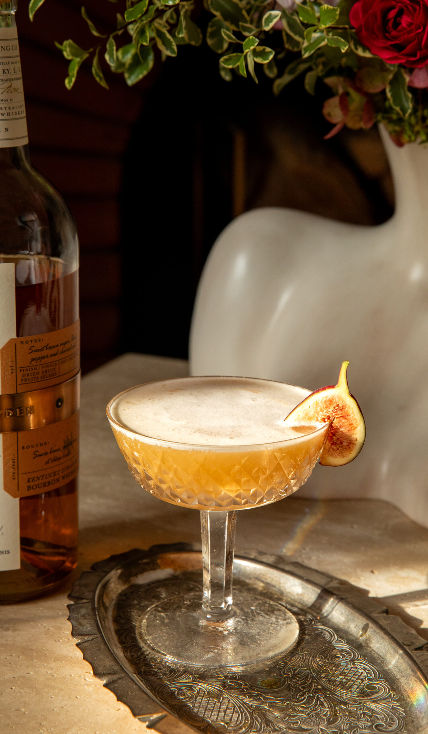 Fig Bourbon Sour | Taste and Tipple