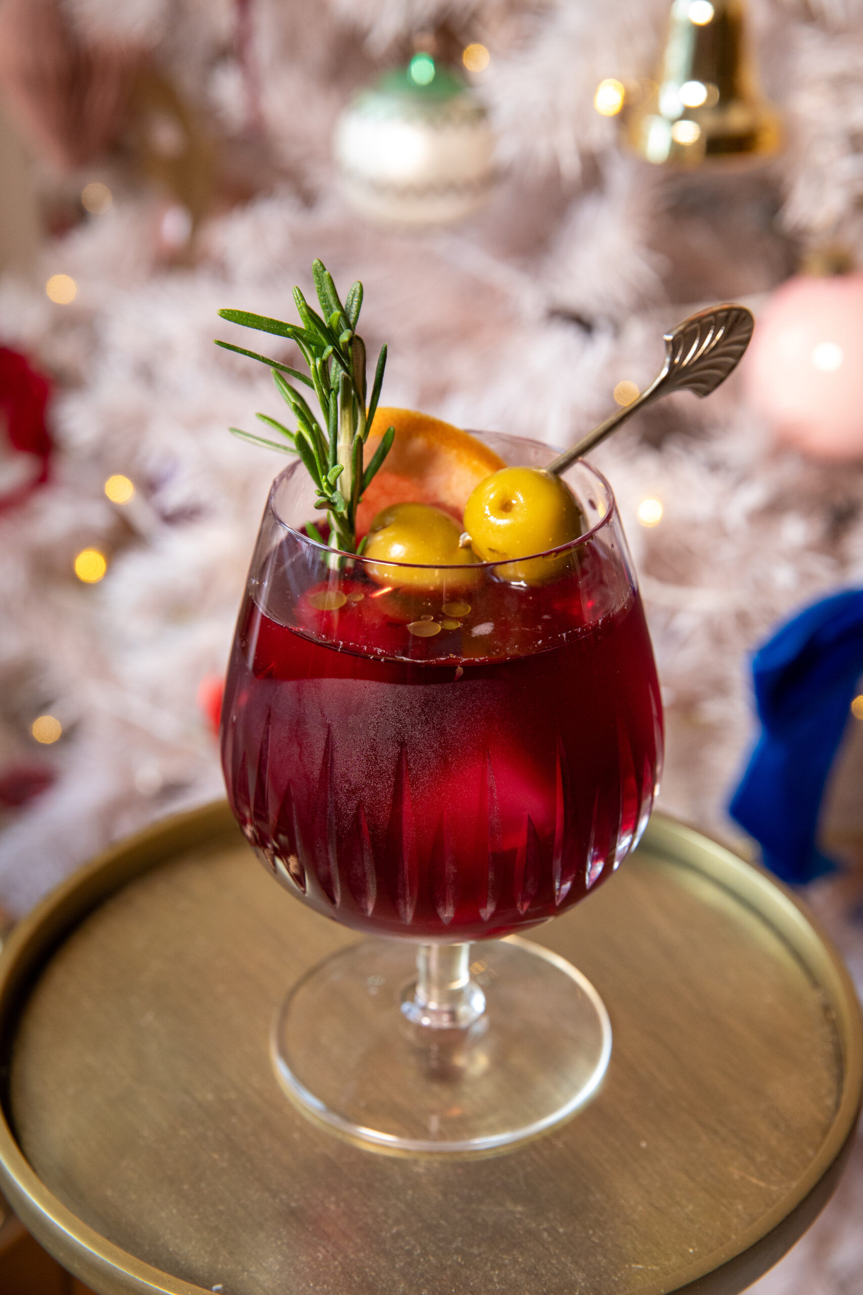 Lambrusco Spritz | Let's Get Blitzen: Cocktail Advent Calendar | Taste and Tipple