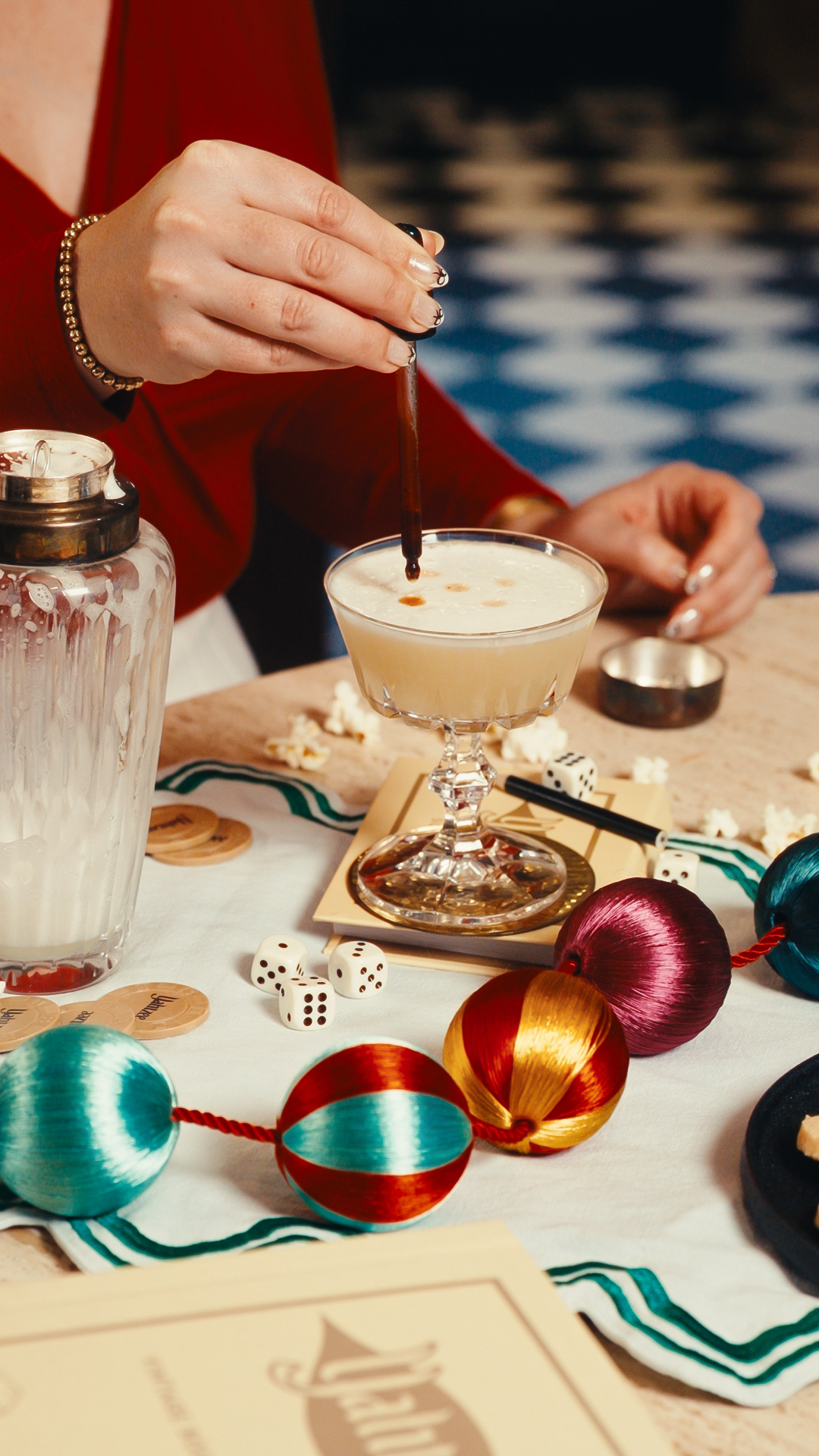 Snowfall Sour | 2025 Let's Get Blitzen: Cocktail Advent Calendar | Taste and Tipple